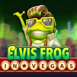 Official Slots logo: Elvis Frog In Vegas by BGAMING at Ozwin Casino