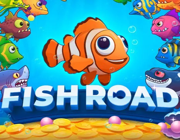 Fish Road logo by InOut at Ozwin CasinoFish Road