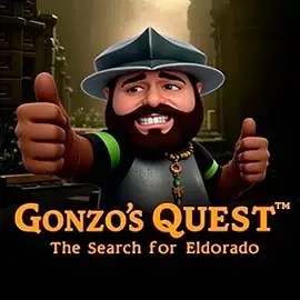 Gonzo's Quest logo by NetEnt at Ozwin Casino