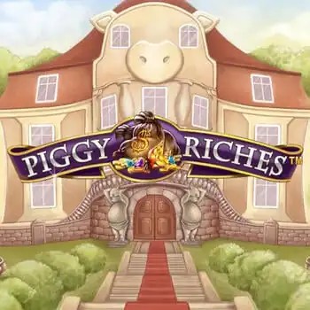 Piggy Riches casino game by NetEnt – featured logo at Ozwin Casino