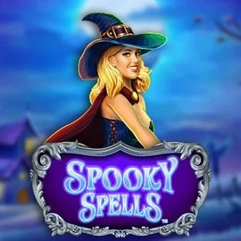 Spooky Spells logo by Novomatic at Ozwin Casino