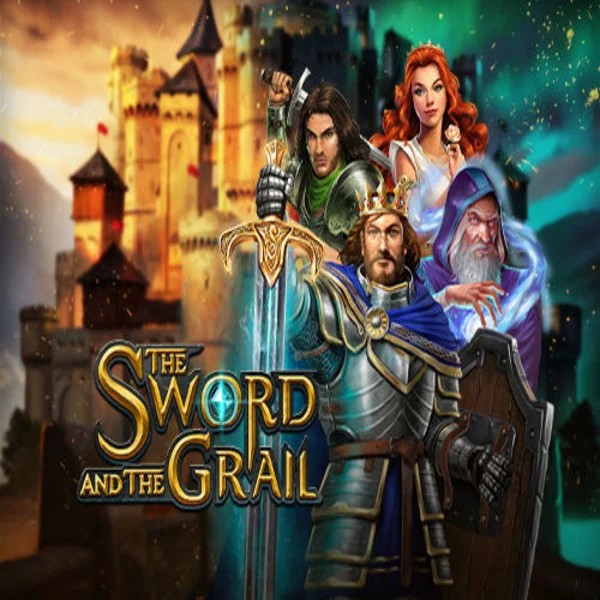 The Sword and the Grail casino game by Play'n GO – featured logo at Ozwin Casino